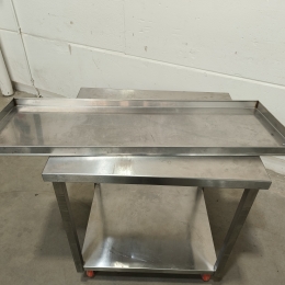 Rvs wandschap 116x36 cm 